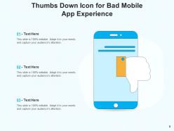 Thumbs Down Icon Experience Disappointing Customer Service Product