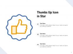 Thumbs up icon circle bulb coin megaphone shield icon paper