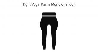 Tight Yoga Pants Monotone Icon In Powerpoint Pptx Png And Editable Eps Format