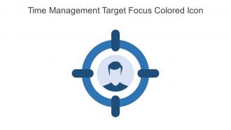 Time Management Target Focus Colored Icon In Powerpoint Pptx Png And Editable Eps Format