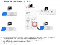 Tl four staged arrow text boxes with icons powerpoint template slide