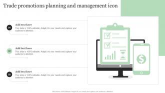 Trade Promotions Planning And Management Icon