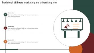 Traditional Billboard Marketing And Advertising Icon
