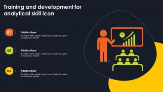 Training And Development For Analytical Skill Icon