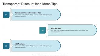 Transparent Discount Icon Ideas Tips In Powerpoint And Google Slides Cpb