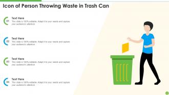 Trash Can Icon Powerpoint Ppt Template Bundles