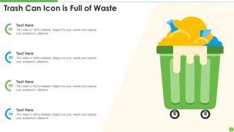 Trash Can Icon Powerpoint Ppt Template Bundles