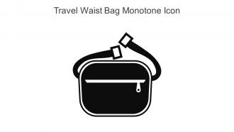 Travel Waist Bag Monotone Icon In Powerpoint Pptx Png And Editable Eps Format