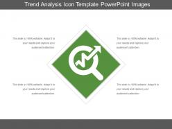 Trend analysis icon template powerpoint images