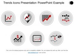 Trends icons presentation powerpoint example