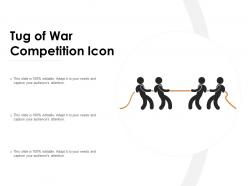 Tug of war competition icon