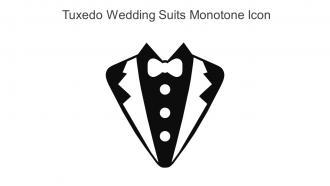 Tuxedo Wedding Suits Monotone Icon In Powerpoint Pptx Png And Editable Eps Format