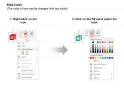 Two data folders process control time management resume ppt icons graphics