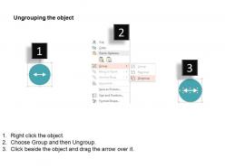 Two directional ban vertical arrow ppt icons graphics