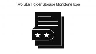 Two Star Folder Storage Monotone Icon In Powerpoint Pptx Png And Editable Eps Format