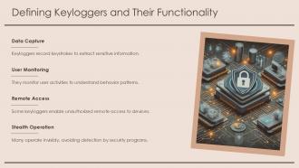 Understanding Keyloggers Risks Types And Protection PPT Sample ST AI Informative Appealing
