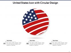 United States Icon Background Circular Design Liberty