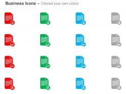Unlock correct negative incorrect business report ppt icons graphics