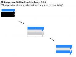 Uo three text boxes arrow design with icons powerpoint template slide