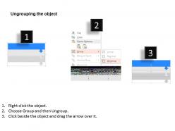 Uo three text boxes arrow design with icons powerpoint template slide