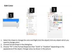 Uo three text boxes arrow design with icons powerpoint template slide