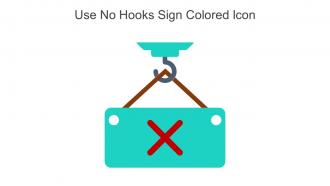 Use No Hooks Sign Colored Icon In Powerpoint Pptx Png And Editable Eps Format