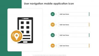 User Navigation Mobile Application Icon