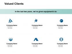 Valued clients icons ppt powerpoint presentation layouts example introduction