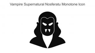 Vampire Supernatural Nosferatu Monotone Icon In Powerpoint Pptx Png And Editable Eps Format