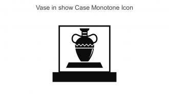Vase In Show Case Monotone Icon In Powerpoint Pptx Png And Editable Eps Format