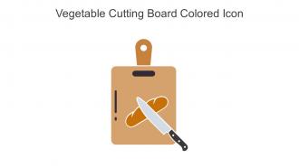 Vegetable Cutting Board Colored Icon In Powerpoint Pptx Png And Editable Eps Format