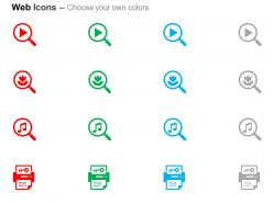 Video image music search keyword management