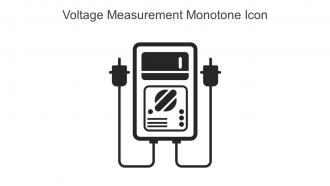 Voltage Measurement Monotone Icon In Powerpoint Pptx Png And Editable Eps Format