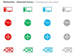 Vpn client computer vpn coordinator vpn software email service ppt icons graphics