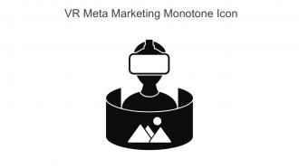 VR Meta Marketing Monotone Icon In Powerpoint Pptx Png And Editable Eps Format