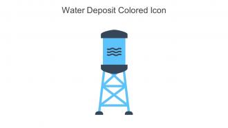Water Deposit Colored Icon In Powerpoint Pptx Png And Editable Eps Format