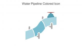 Water Pipeline Colored Icon In Powerpoint Pptx Png And Editable Eps Format