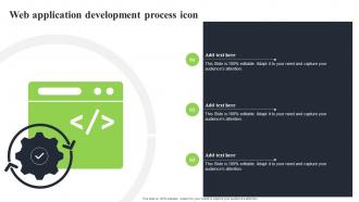 Web Application Development Process Icon