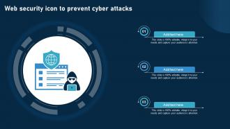 Web Security Icon To Prevent Cyber Attacks