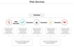 Web services ppt powerpoint presentation icon influencers cpb