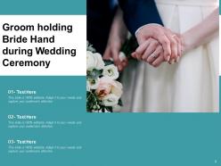 Wedding bouquet exchanging decoration ceremony together