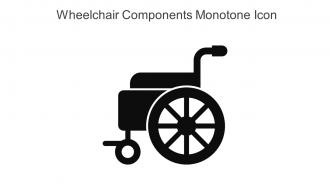 Wheelchair Components Monotone Icon In Powerpoint Pptx Png And Editable Eps Format
