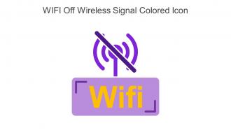 WIFI Off Wireless Signal Colored Icon In Powerpoint Pptx Png And Editable Eps Format