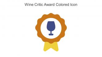 Wine Critic Award Colored Icon In Powerpoint Pptx Png And Editable Eps Format