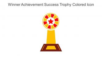 Winner Achievement Success Trophy Colored Icon In Powerpoint Pptx Png And Editable Eps Format