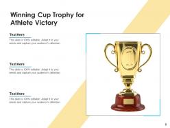 Winning cup icon business employee targets achievement corporate ceremony