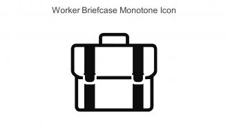 Worker Briefcase Monotone Icon In Powerpoint Pptx Png And Editable Eps Format