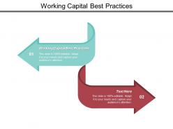 Working capital best practices ppt powerpoint presentation icon templates cpb