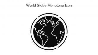 World Globe Monotone Icon In Powerpoint Pptx Png And Editable Eps Format
