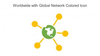 Worldwide With Global Network Colored Icon In Powerpoint Pptx Png And Editable Eps Format